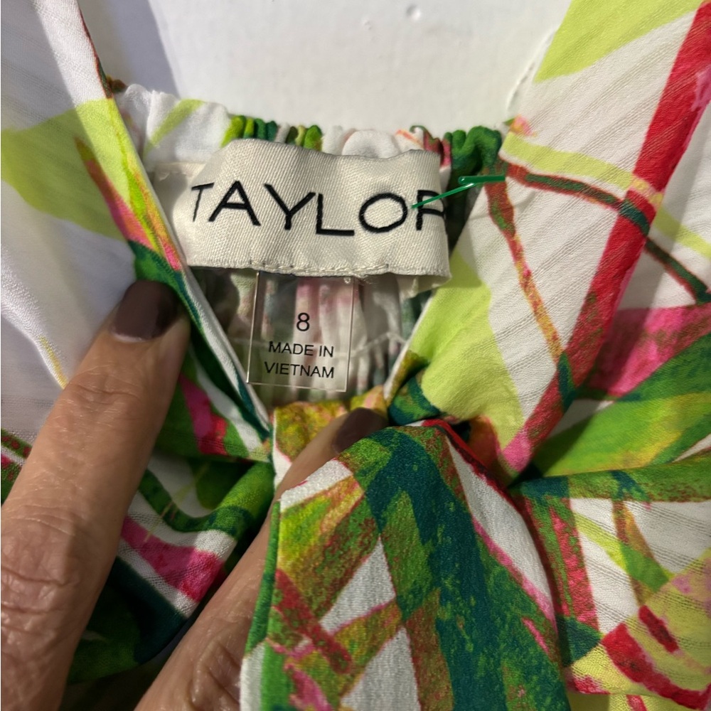Taylor women’s printed flutter sleeve maxi dress 8 - Picture 6 of 15